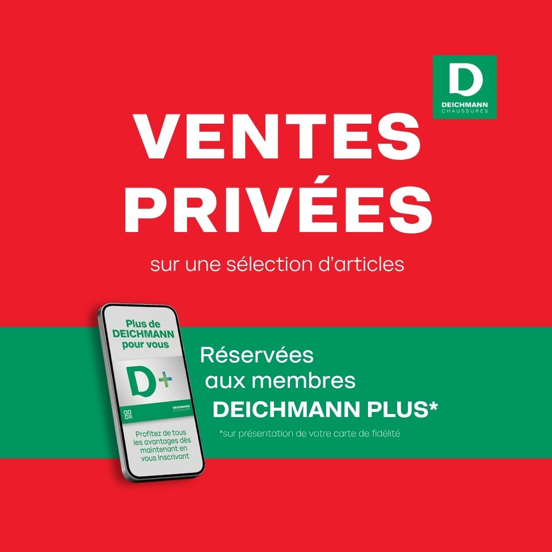 SuperGreen Terville - Ventes Privées chez Deichmann ! - deichmann ventes privees 1080x1080 1 - 2 SuperGreen Terville - Ventes Privées chez Deichmann ! - deichmann ventes privees 1080x1080 1 - 1