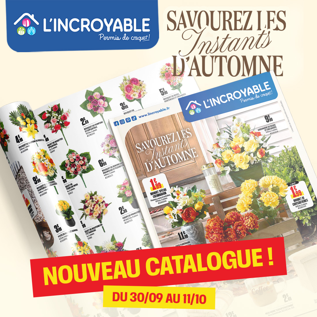 SuperGreen Terville - Savourez les Instants d'Automne chez L'Incroyable - sma pub toussaint post lincroyable 1 - 1